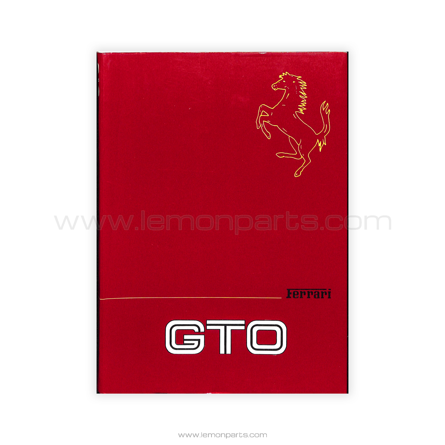 345/85 - Original user manual for Ferrari 288 GTO
