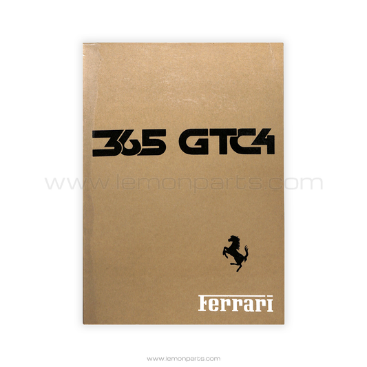 54/71 - User manual for Ferrari 365 GTC4