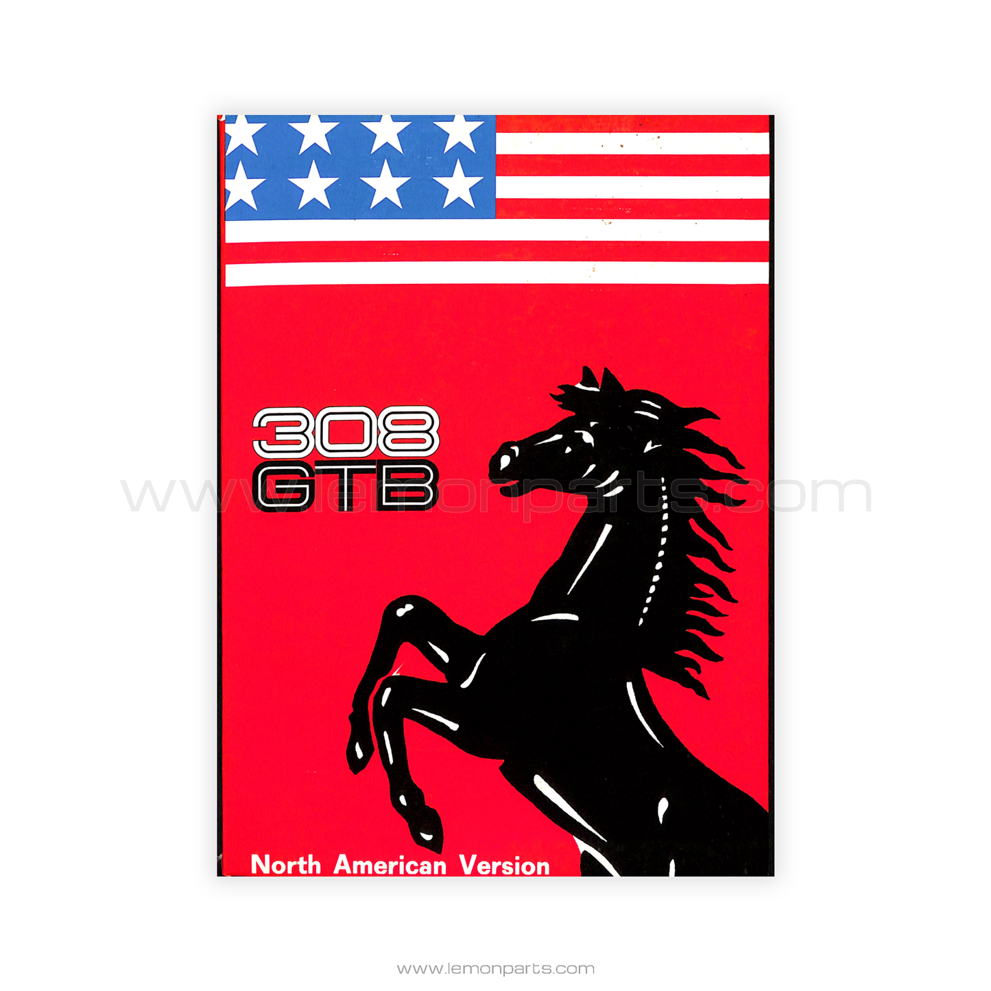 127/76 - User manual for Ferrari 308 GTB - North American Version