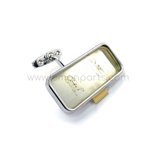 Original Ferrari 250 SWB rear view mirror with 4 tax stickers