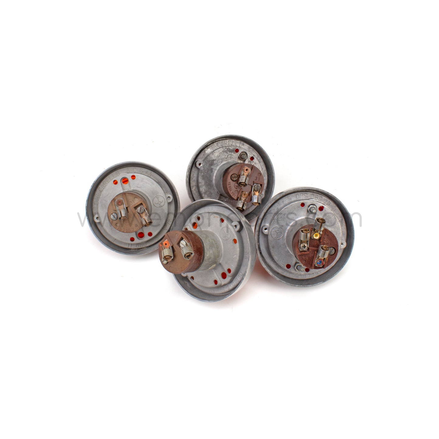 Original aluminium lightweight tail brake and indicator lights for Ferrari 250 GTO / SWB