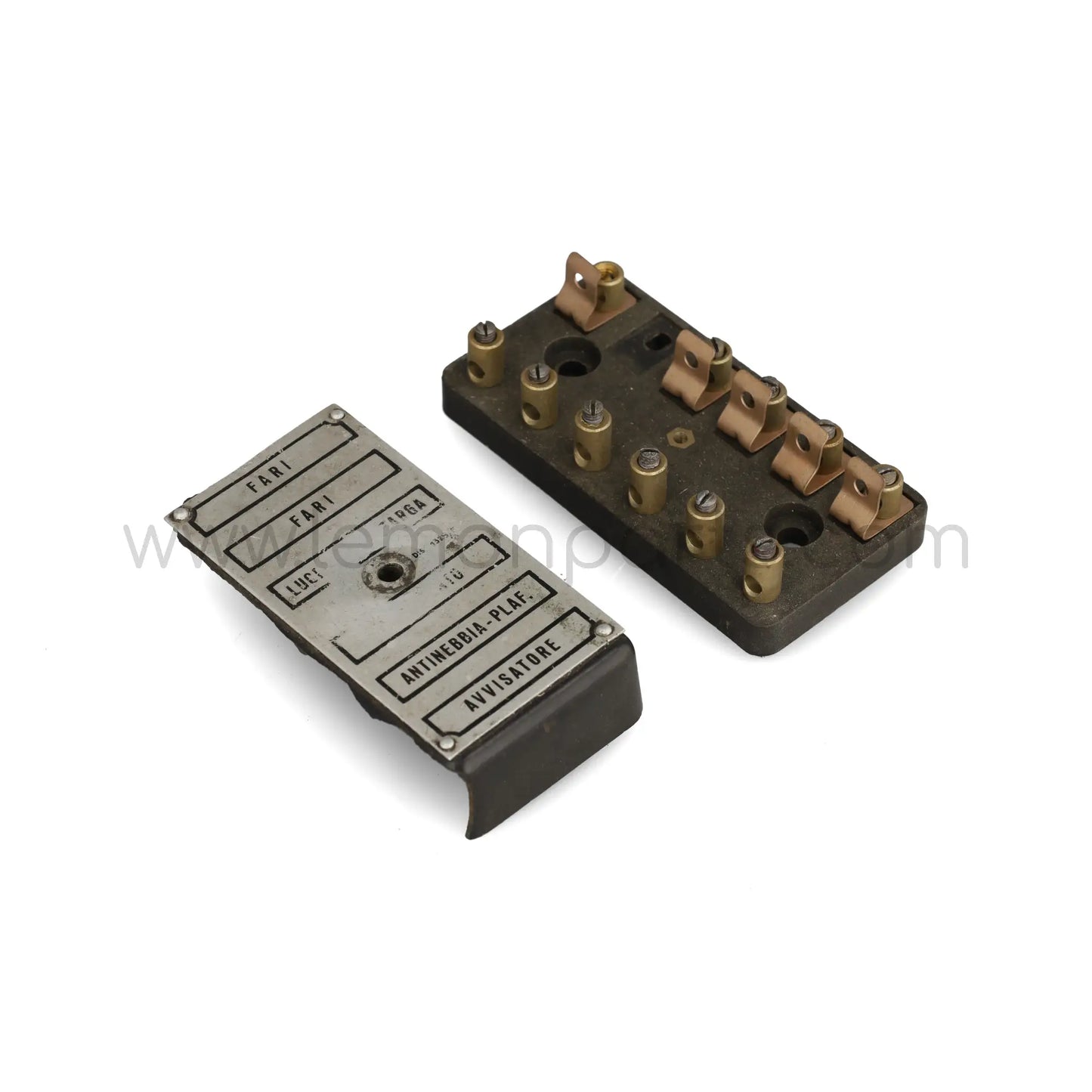Original fuse box with 6 fuse positions for Ferrari 250 TR 625 LM
