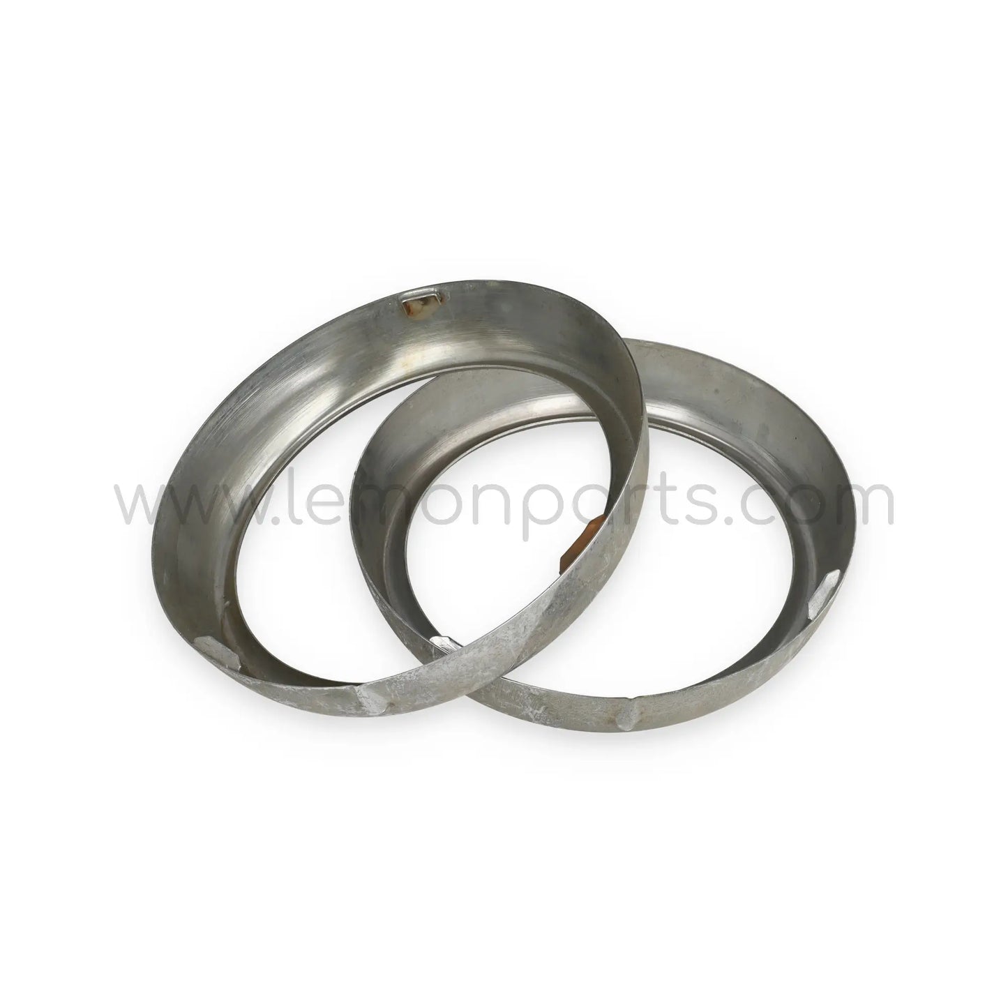 NOS chromed headlight rings set for Ferrari 250 PF Pininfarina Coupe e