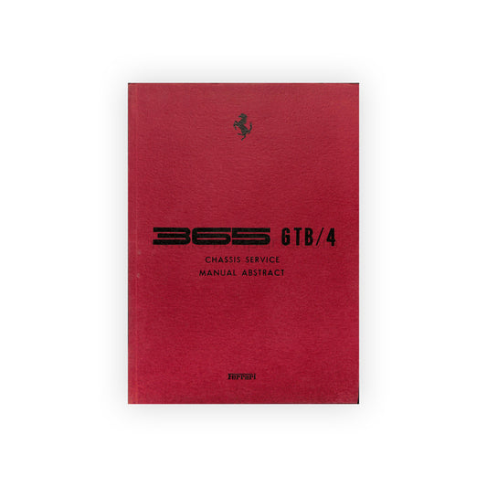 46/71 - Ferrari 365 GTB/4 ( Daytona ) chassis service manual abstract