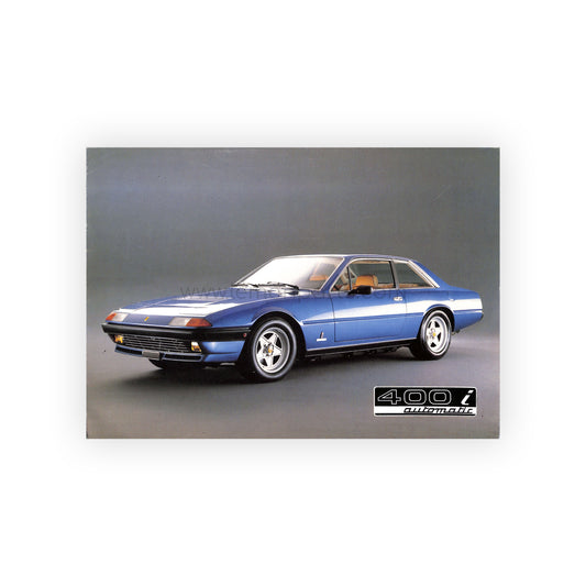 246/82 - Ferrari 400i automatic foldout brochure