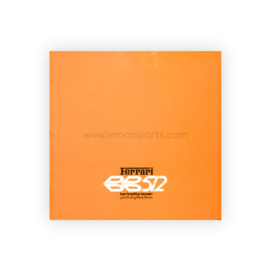 200/80 - Ferrari 512 BB sales brochure