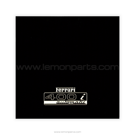 175/79 - Sales brochure for Ferrari 400 i Automatic