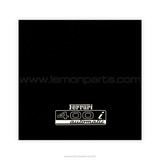 226/81 - Sales brochure for Ferrari 400 i Automatic