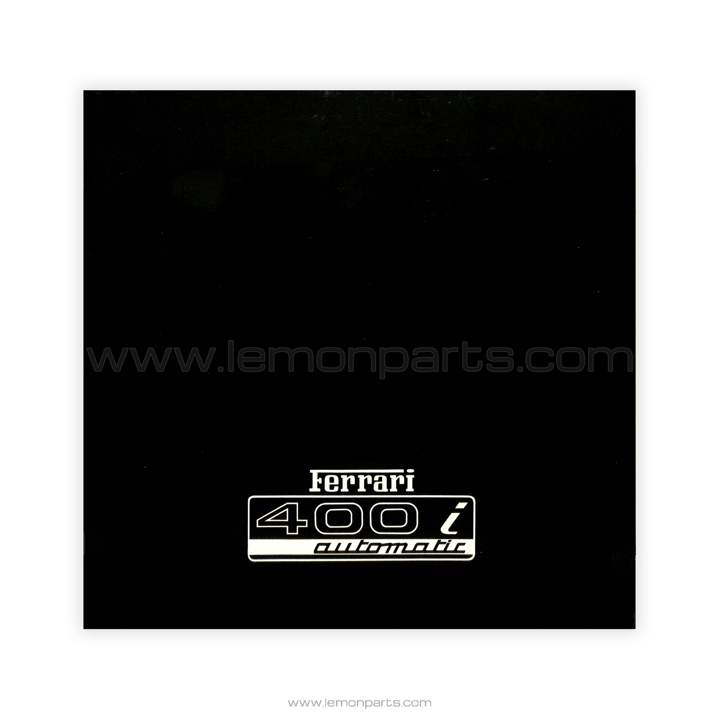 226/81 - Sales brochure for Ferrari 400i Automatic