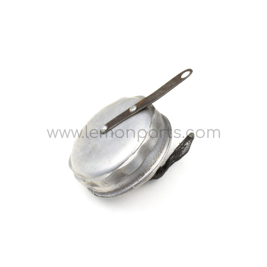 Engine oil breather cap with filter