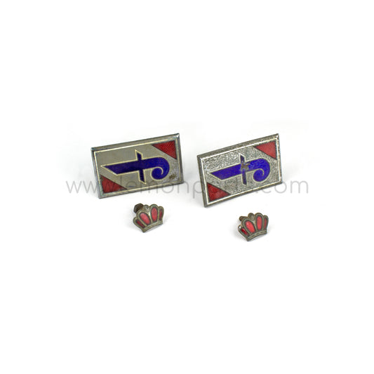 Original Pininfarina body badges / emblems with separate crowns