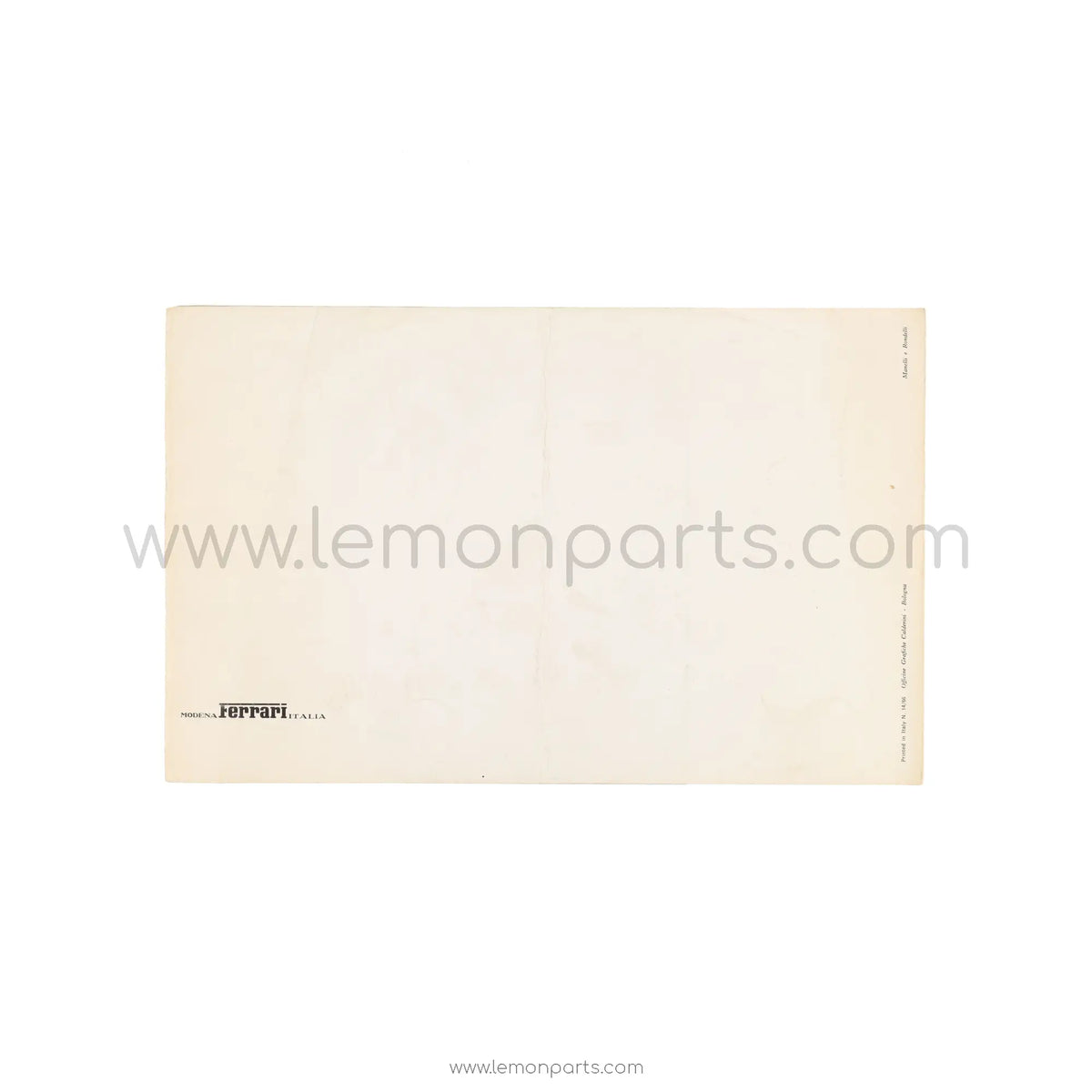 Original 14/66 / M275 - Ferrari 330 GTS sales brochure - English / Italian / French