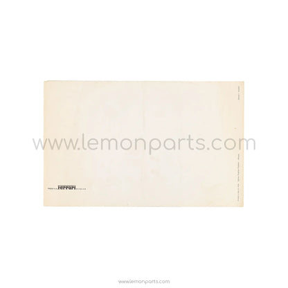 Original 14/66 / M275 - Ferrari 330 GTS sales brochure - English / Italian / French