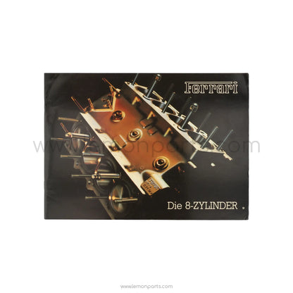 370/85 - Ferrari Die 8-Zylinder german sales brochure - 1.9M/9/85