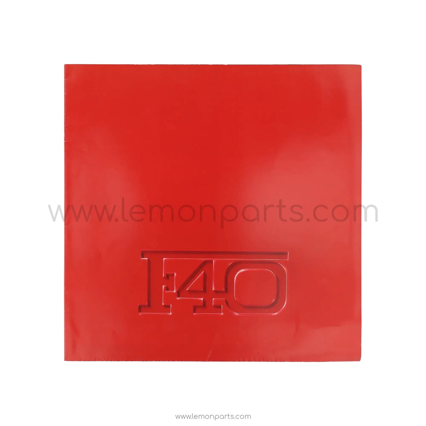 479/87 - Ferrari F40 sales brochure - 20M/9/87
