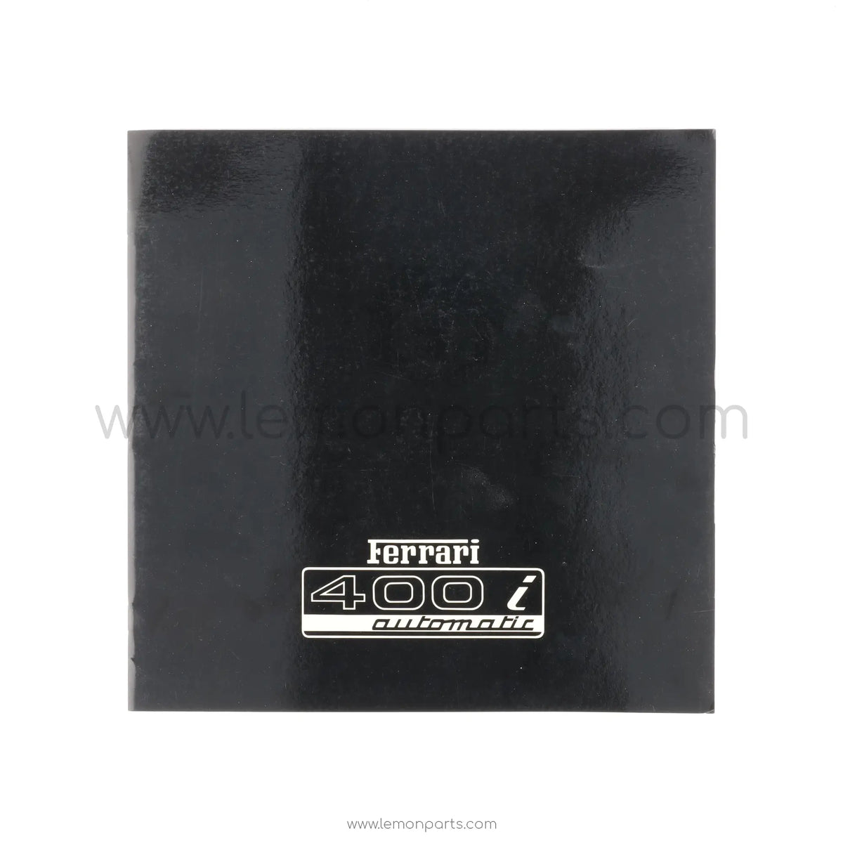 Original 226/81 - Ferrari 400i Automatic sales brochure - 4M/1/82 - English / Italian / German / French