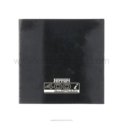 Original 226/81 - Ferrari 400i Automatic sales brochure - 4M/1/82 - English / Italian / German / French