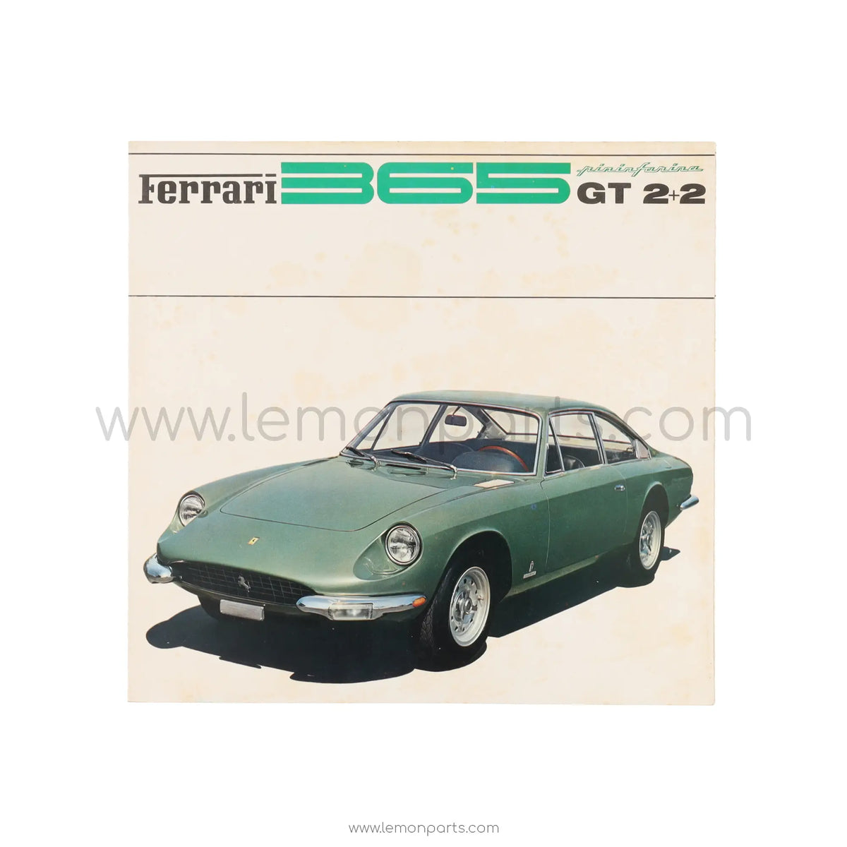 Original 19/68 - Ferrari 365 GT 2+2 sales brochure - English / Italian / French