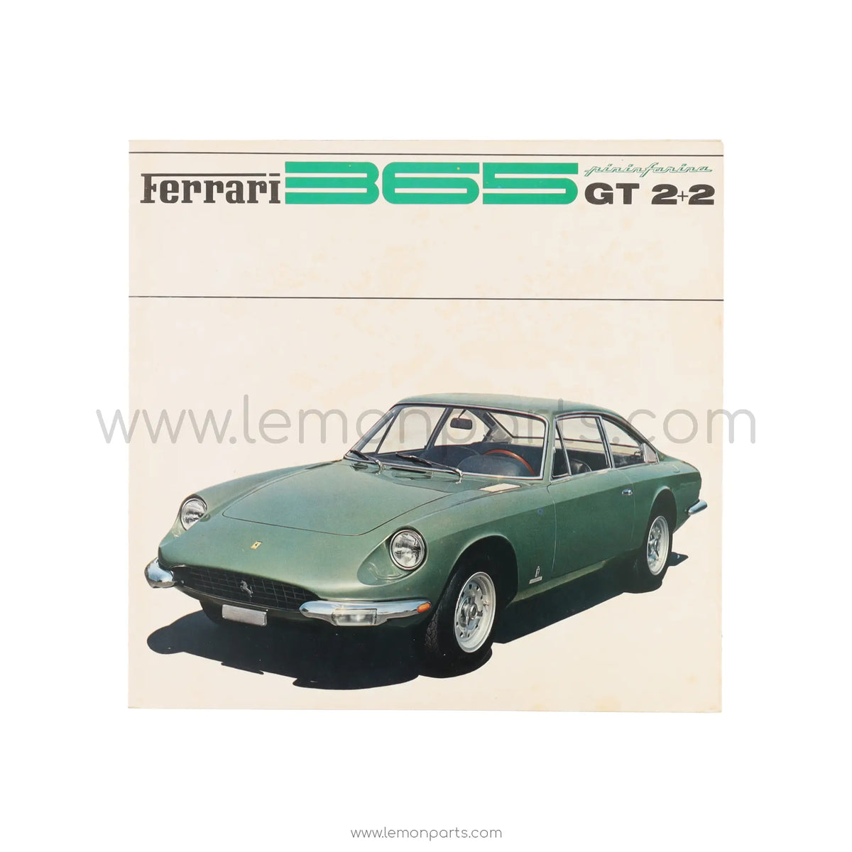 Original 19/68 - Ferrari 365 GT 2+2 sales brochure - English / Italian / French