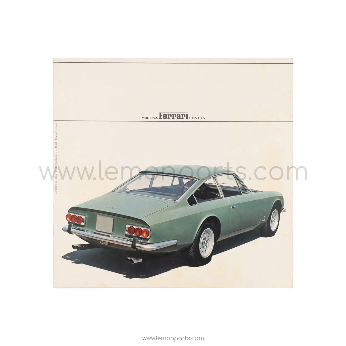 Original 19/68 - Ferrari 365 GT 2+2 sales brochure - English / Italian / French