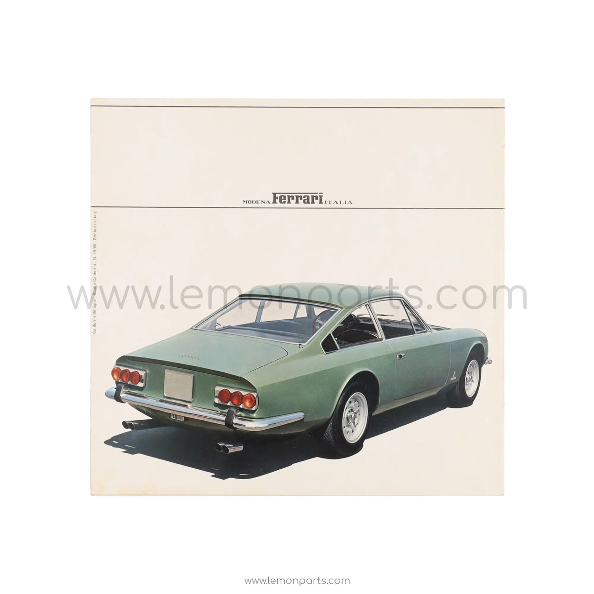 Original 19/68 - Ferrari 365 GT 2+2 sales brochure - English / Italian / French
