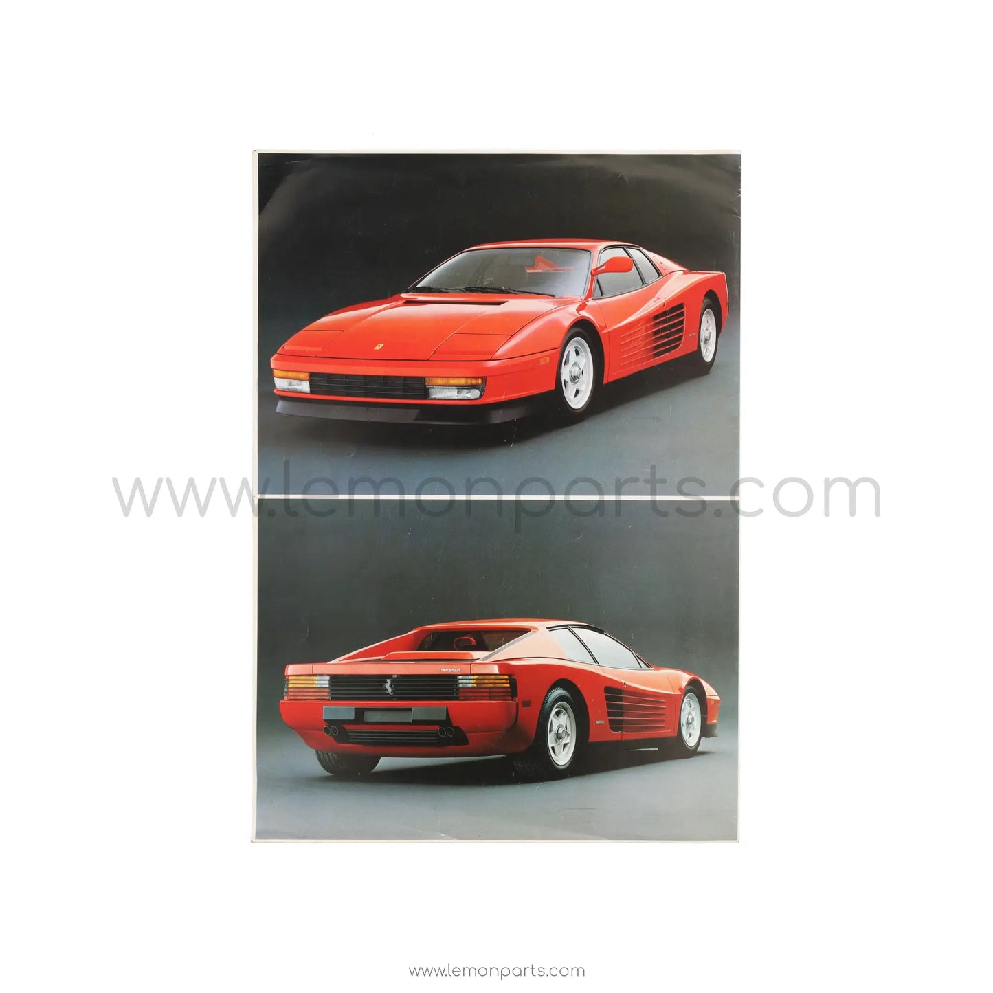 326/84 - Ferrari Testarossa sales brochure - 10M/10/84