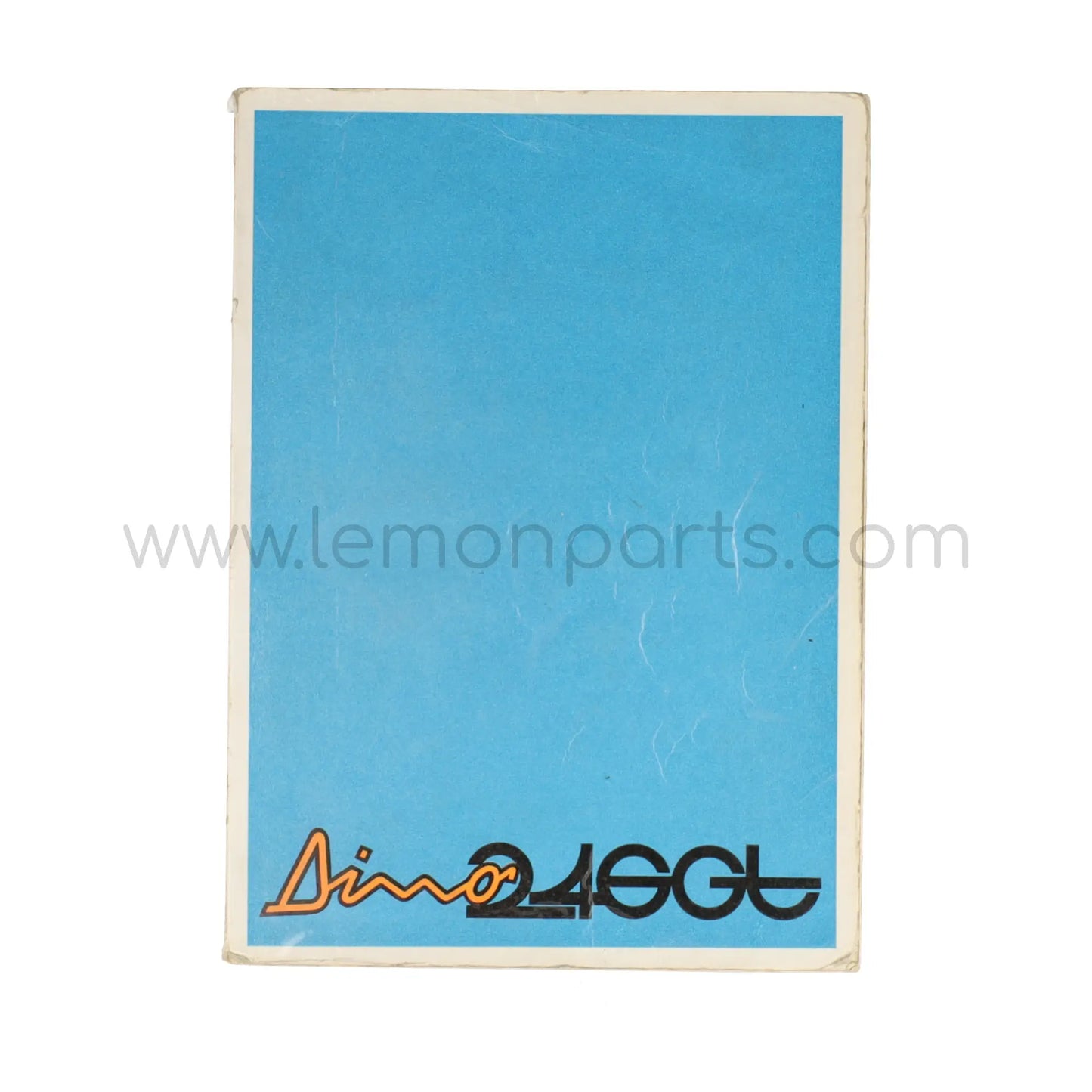 Original owners manual for Ferrari Dino 246 GT