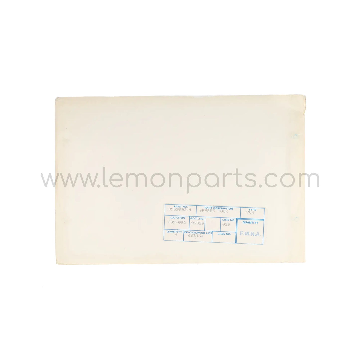 Original spare parts manual for Ferrari Dino 246 GT