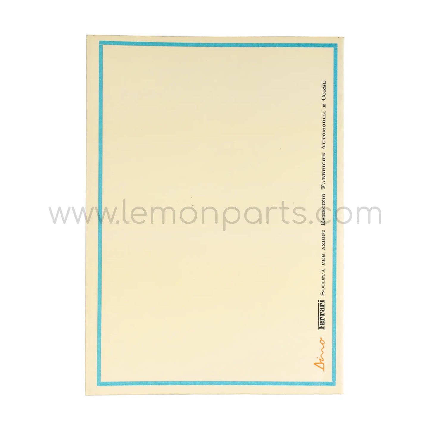 Original owners manual for Ferrari Dino 246 GT