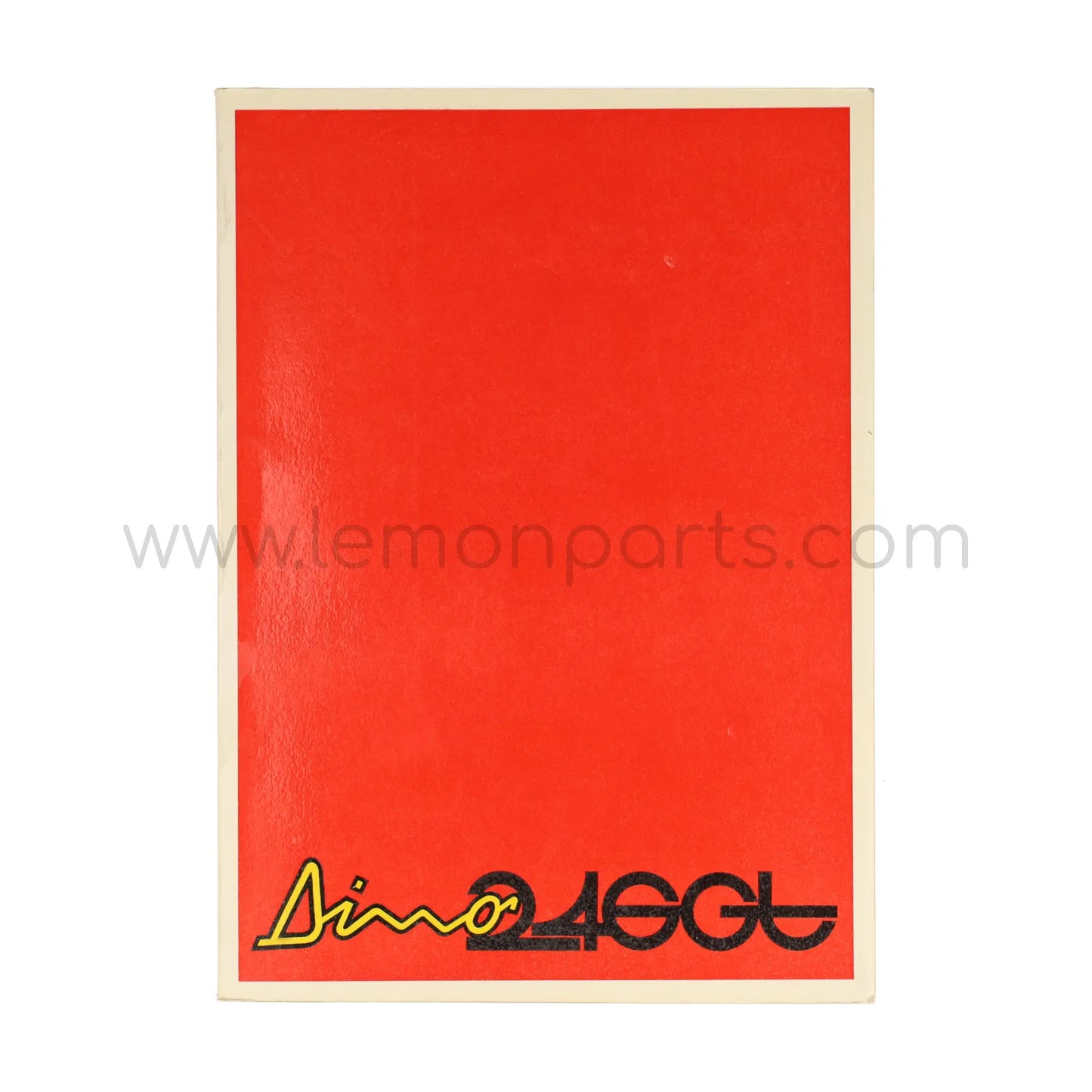 Original owners manual for Ferrari Dino 246 GT
