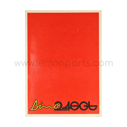 Original owners manual for Ferrari Dino 246 GT