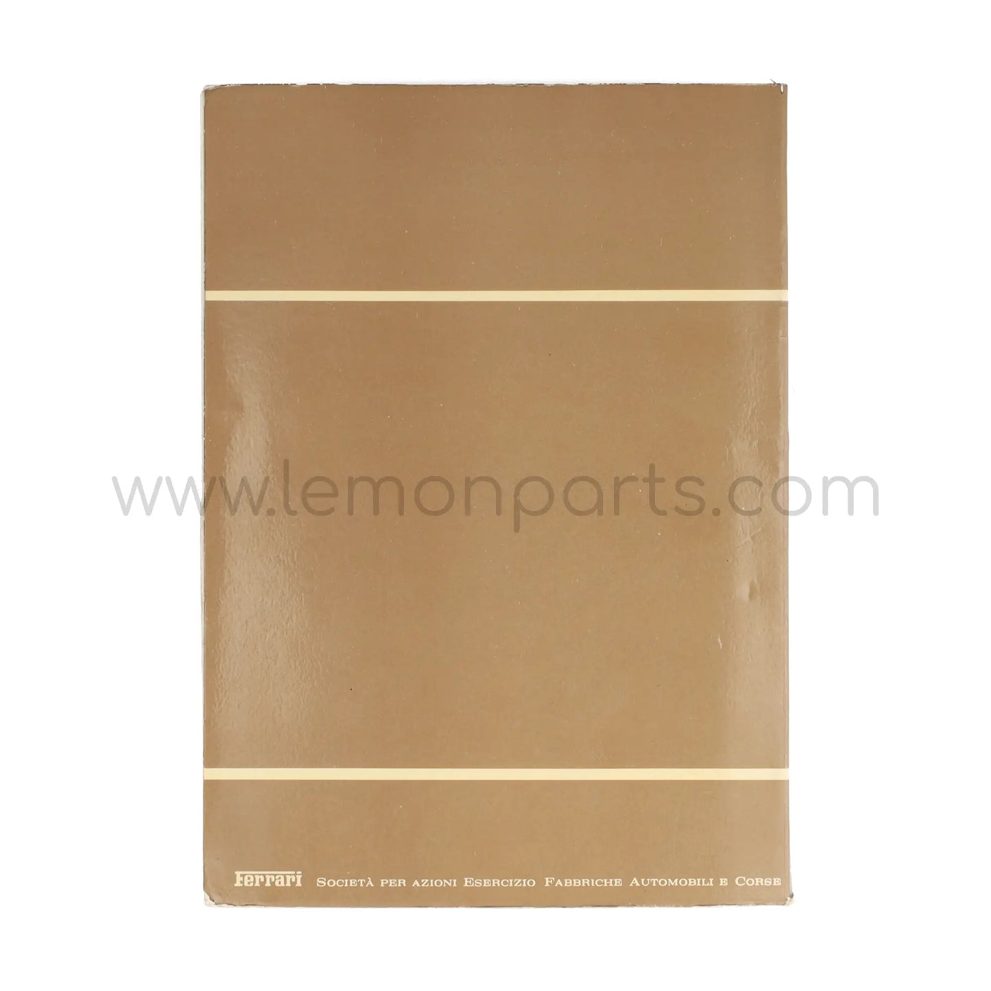 Original owners manual for Ferrari 512 BBi