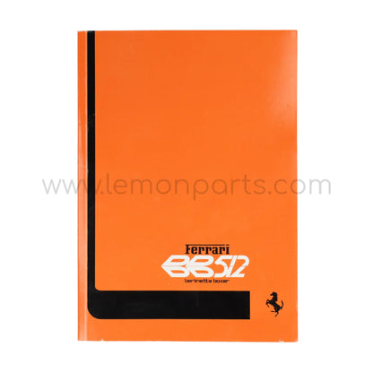 Original owners manual for Ferrari 512 BB