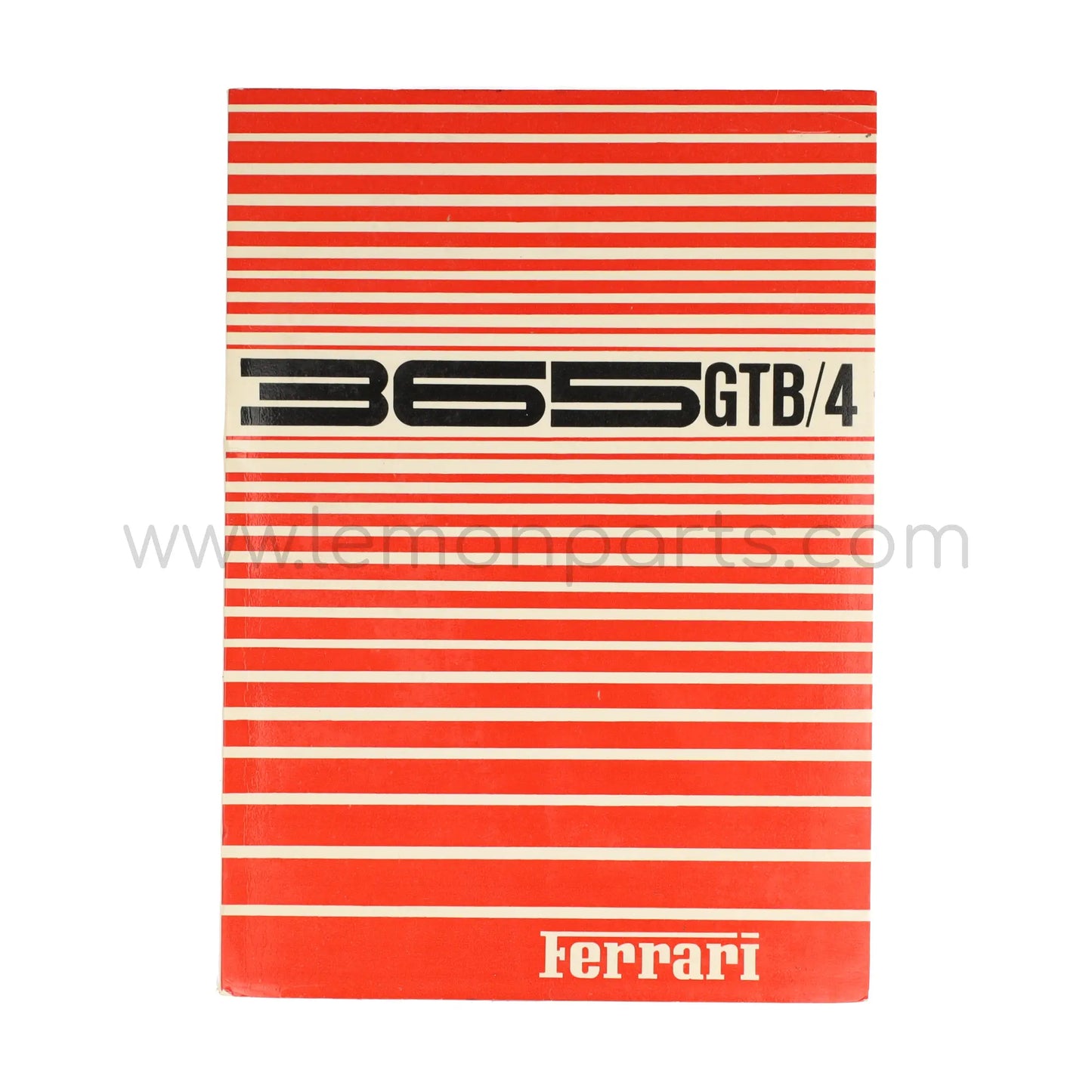 Original owners manual for Ferrari 365 GTB/4 Daytona