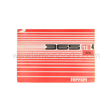 Original spare parts manual for Ferrari 365 GTB/4 Daytona 1974