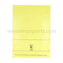 Original owners manual for Ferrari 328