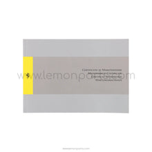 3742/10 - New blank maintenance certificate for Ferrari 2010