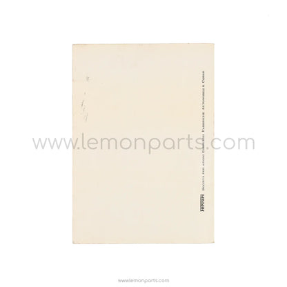 174/79 - Sale and service organization 1979 - 80 Dealer manual