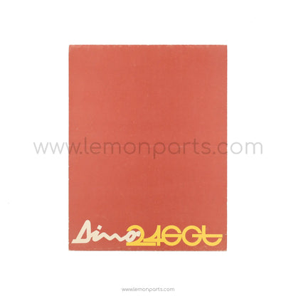 40/70 - Ferrari Dino 246 GT sales brochure