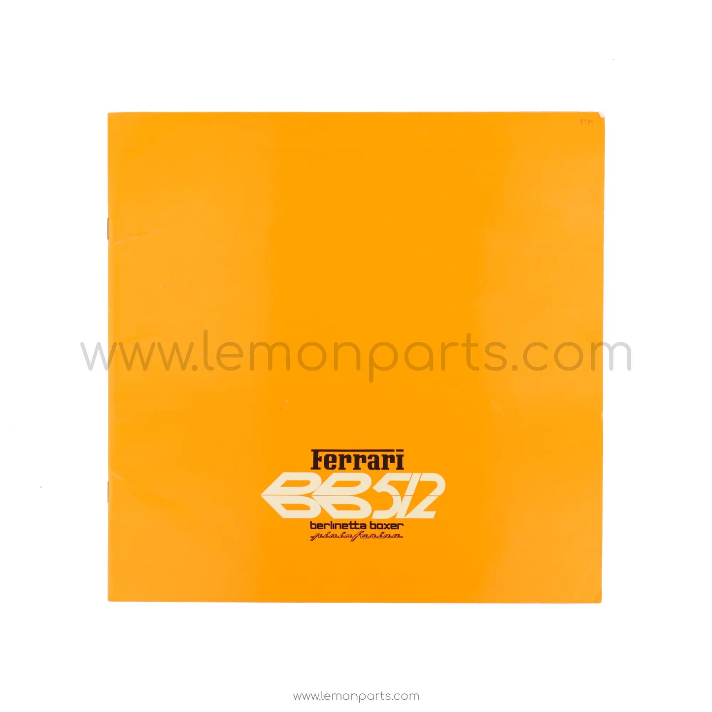 158/78 - Ferrari 512 BB Berlinetta Boxer sales brochure