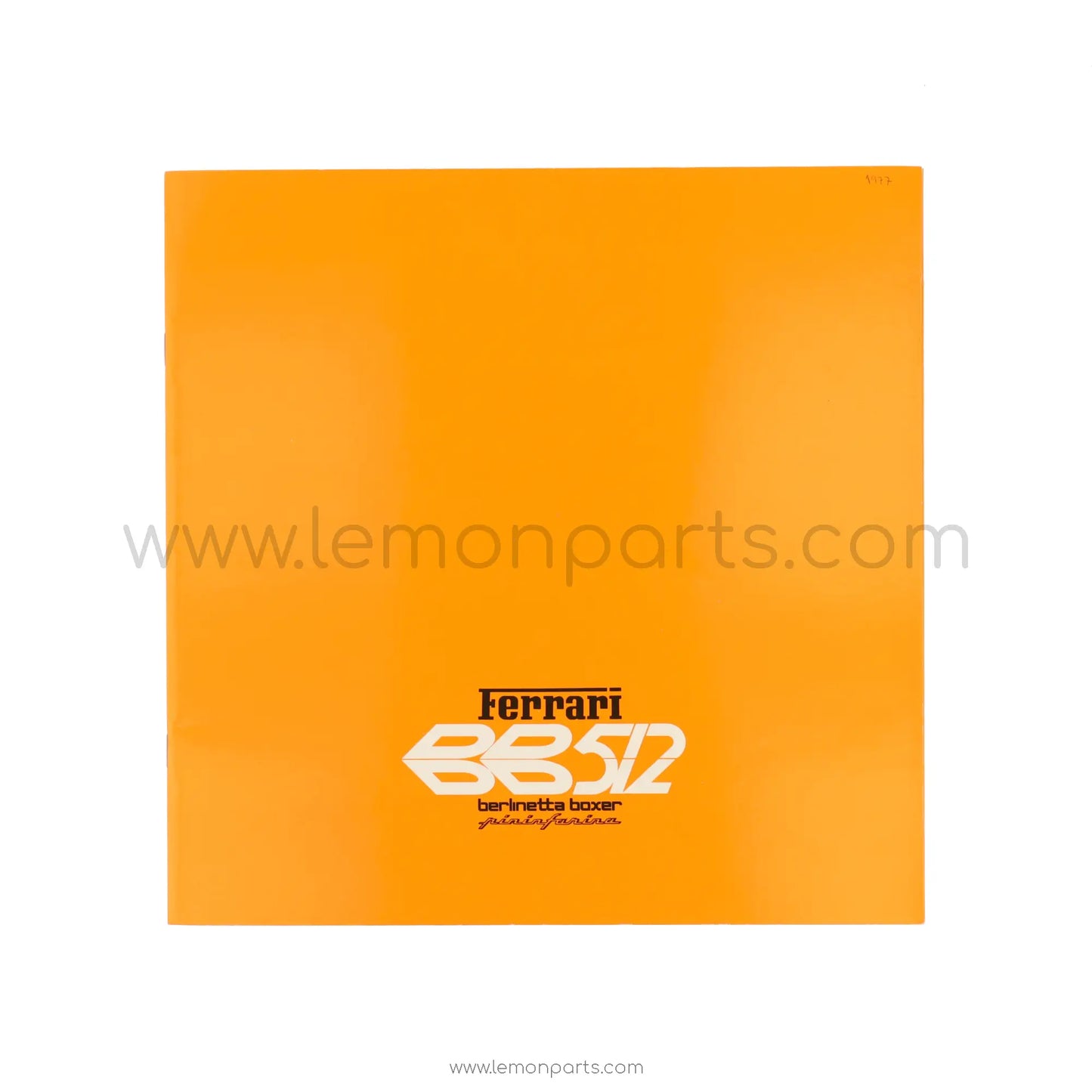 133/76 - Ferrari 512 BB berlinetta boxer sales brochure