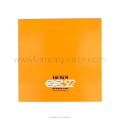 133/76 - Ferrari 512 BB berlinetta boxer sales brochure