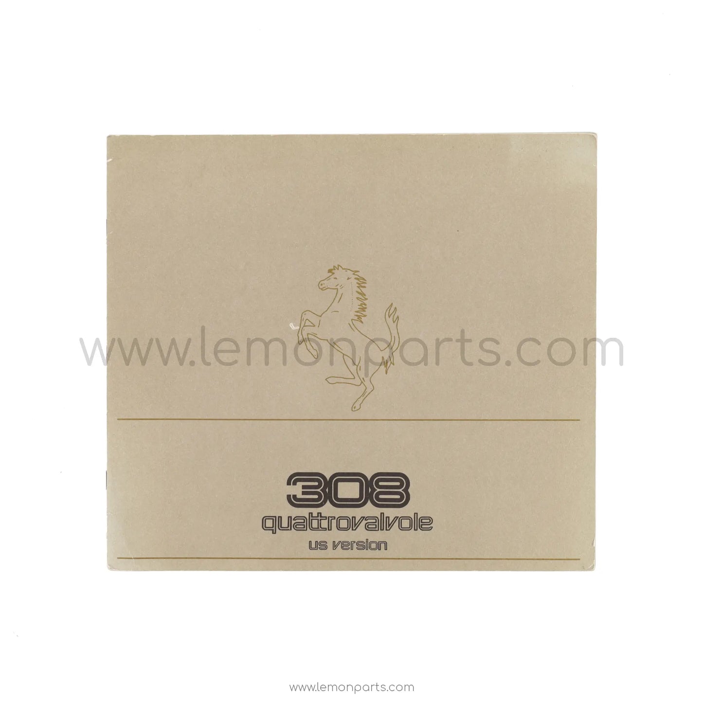 272/83 - Ferrari 308 Quattrovalvole sales brochure US version - 10M/4/83