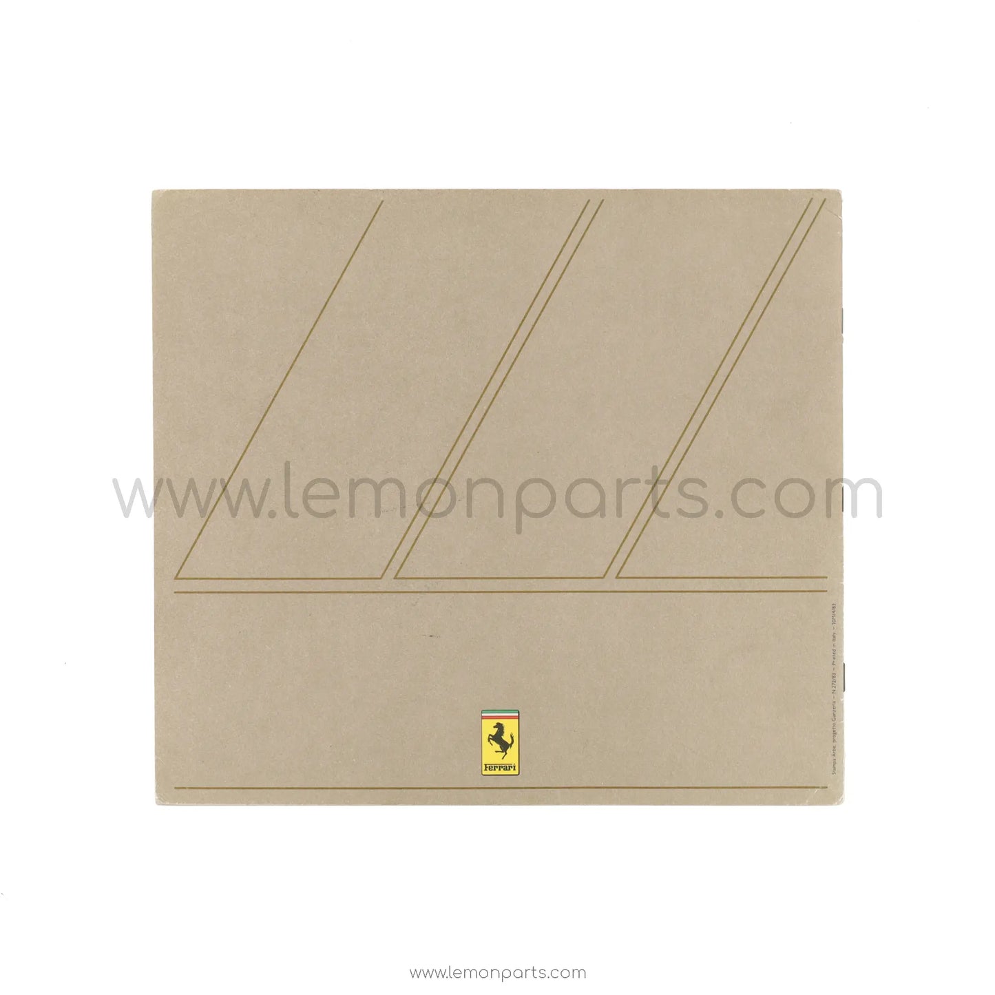 272/83 - Ferrari 308 Quattrovalvole sales brochure US version - 10M/4/83