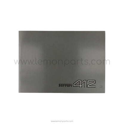 353/85 - Ferrari 412 sales brochure - 1M/2/85