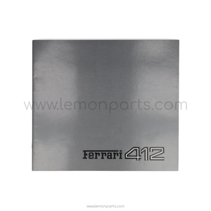 363/85 - Ferrari 412 sales brochure