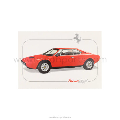 Ferrari Dino 308 GT4 information card