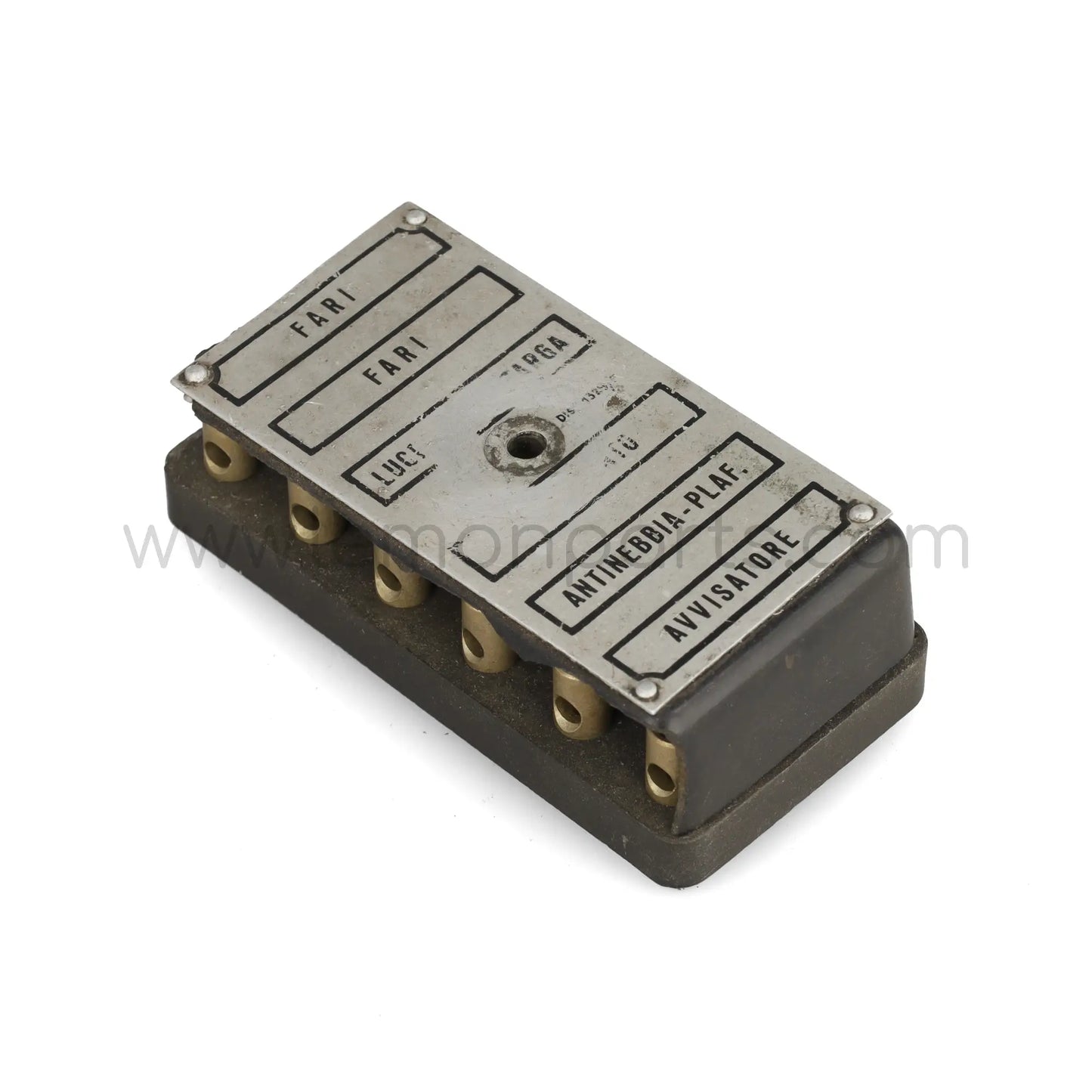 Original fuse box with 6 fuse positions for Ferrari 250 TR 625 LM