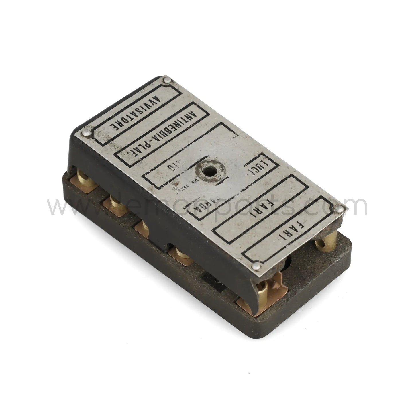 Original fuse box with 6 fuse positions for Ferrari 250 TR 625 LM