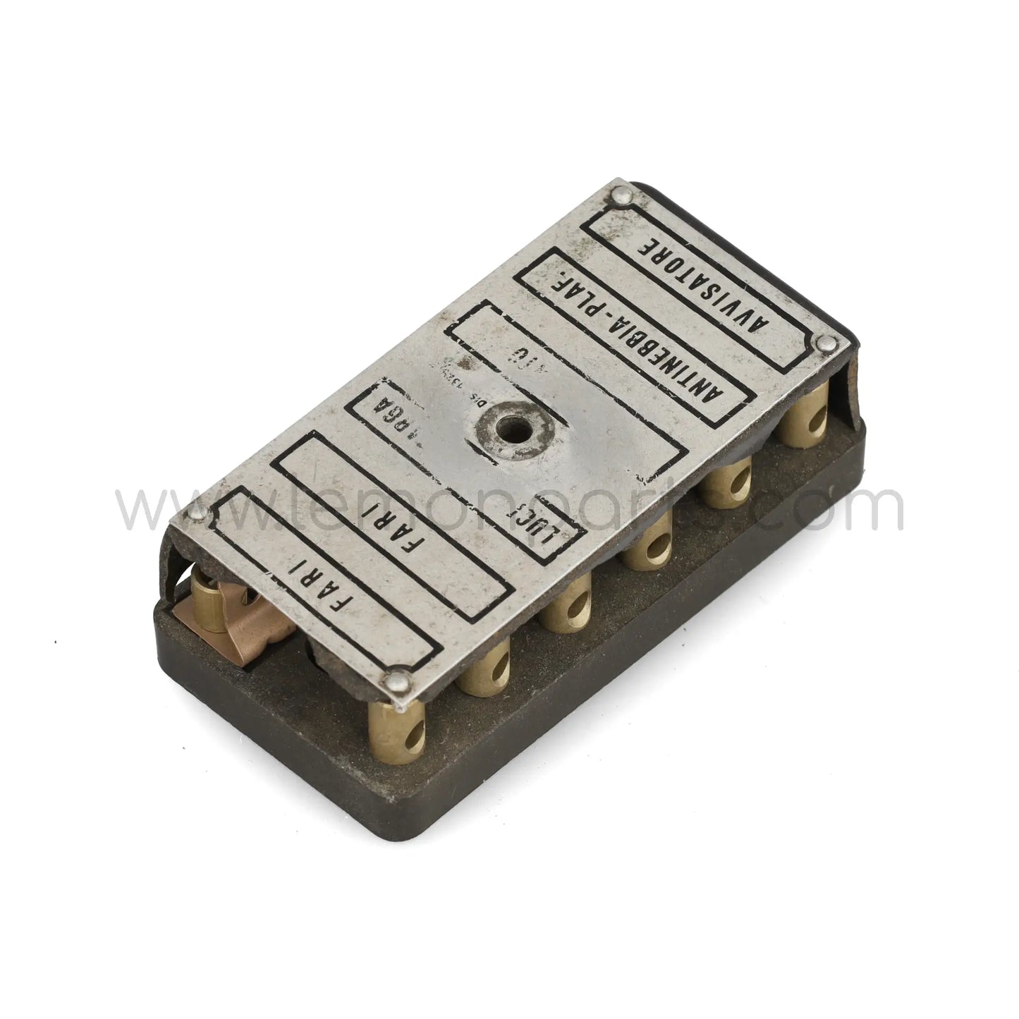 Original fuse box with 6 fuse positions for Ferrari 250 TR 625 LM